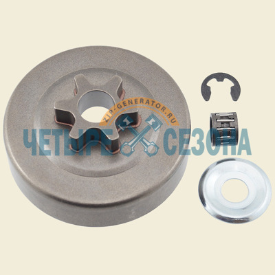 Барабан сцепления STIHL MS170 / MS180 / MS210 / MS230 / MS250, 3/8" Picco, 6 зубьев, комплект